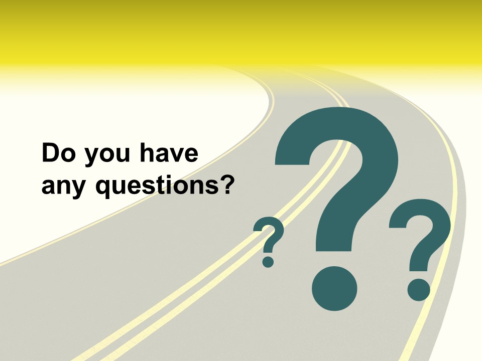 Way Road Real PowerPoint Template