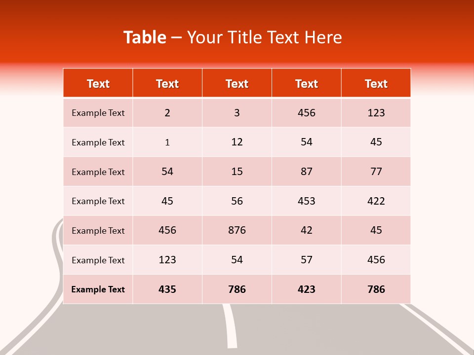 A Road With Traffic Cones And Cones On It PowerPoint Template