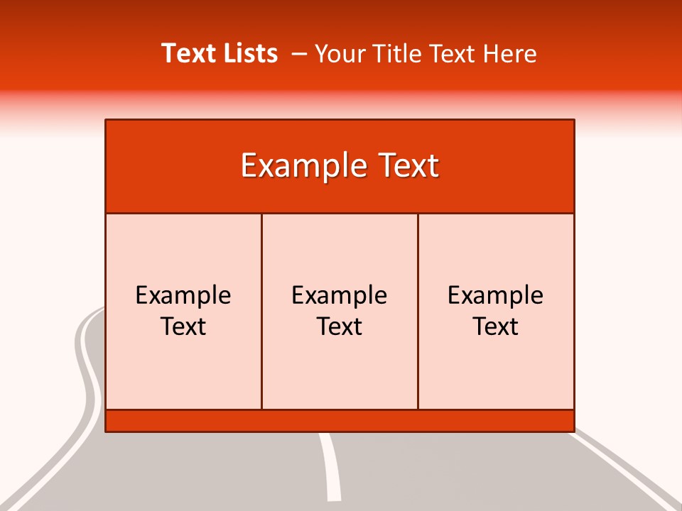 A Road With Traffic Cones And Cones On It PowerPoint Template
