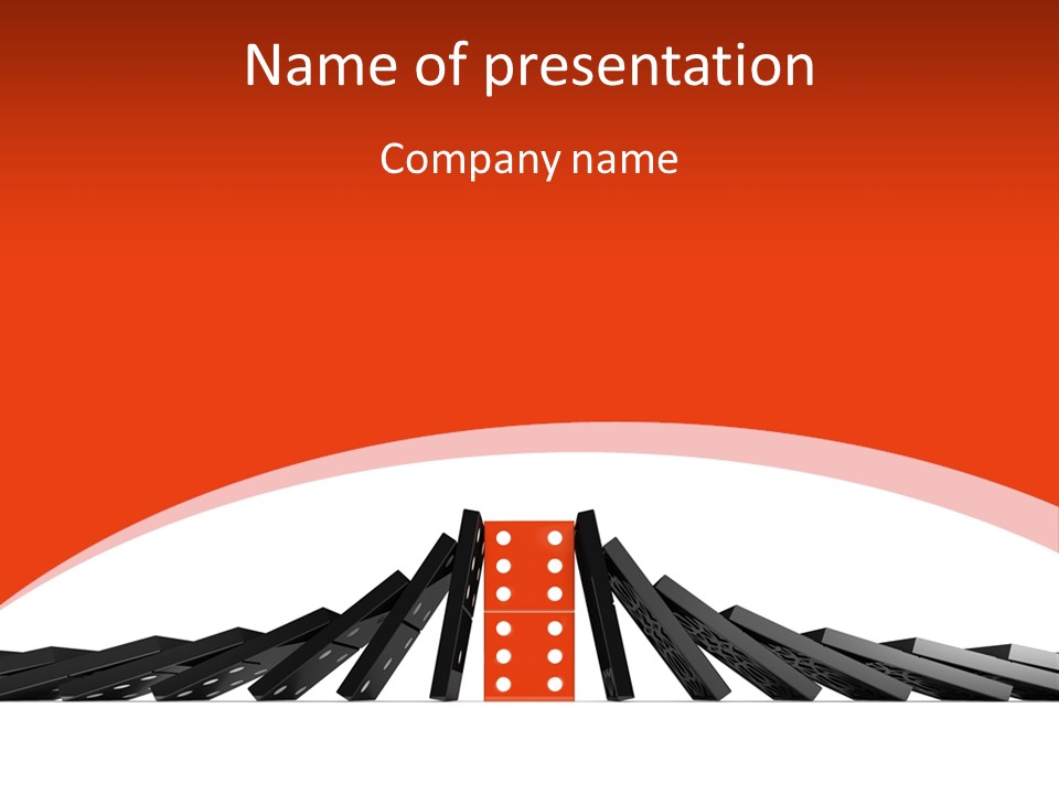 Concept Black Balance PowerPoint Template