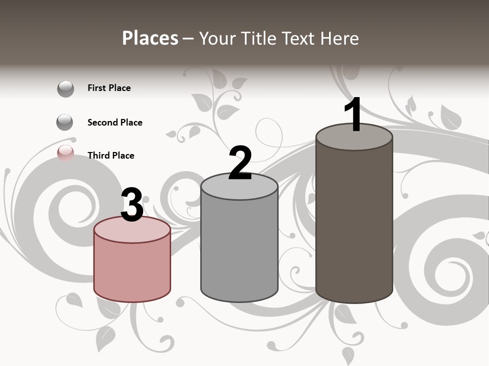 Beautiful Leaf Pattern PowerPoint Template