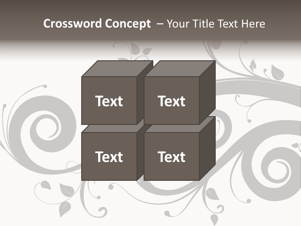 Beautiful Leaf Pattern PowerPoint Template