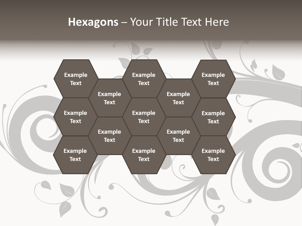 Beautiful Leaf Pattern PowerPoint Template