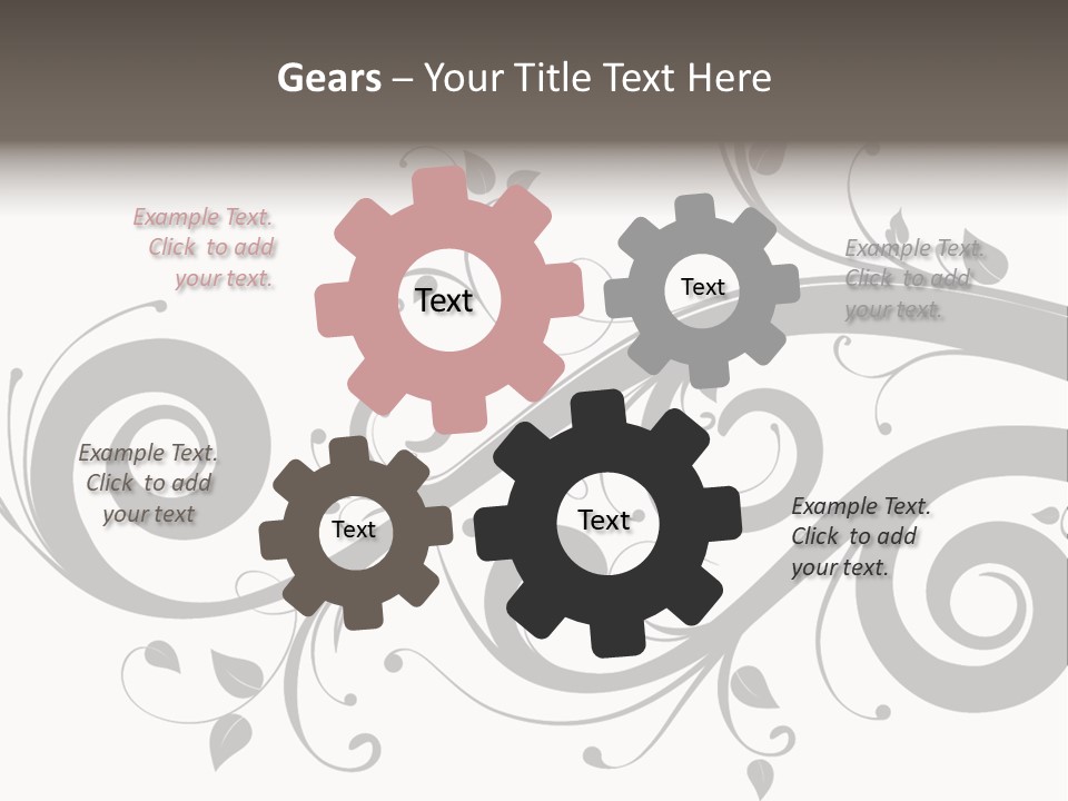 Beautiful Leaf Pattern PowerPoint Template