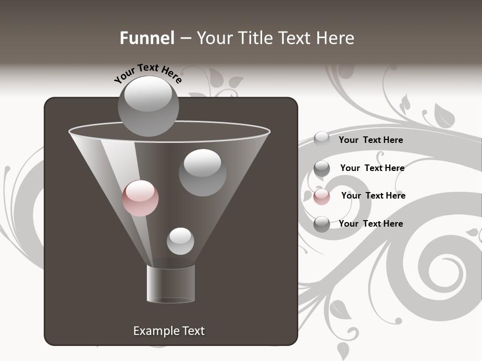 Beautiful Leaf Pattern PowerPoint Template