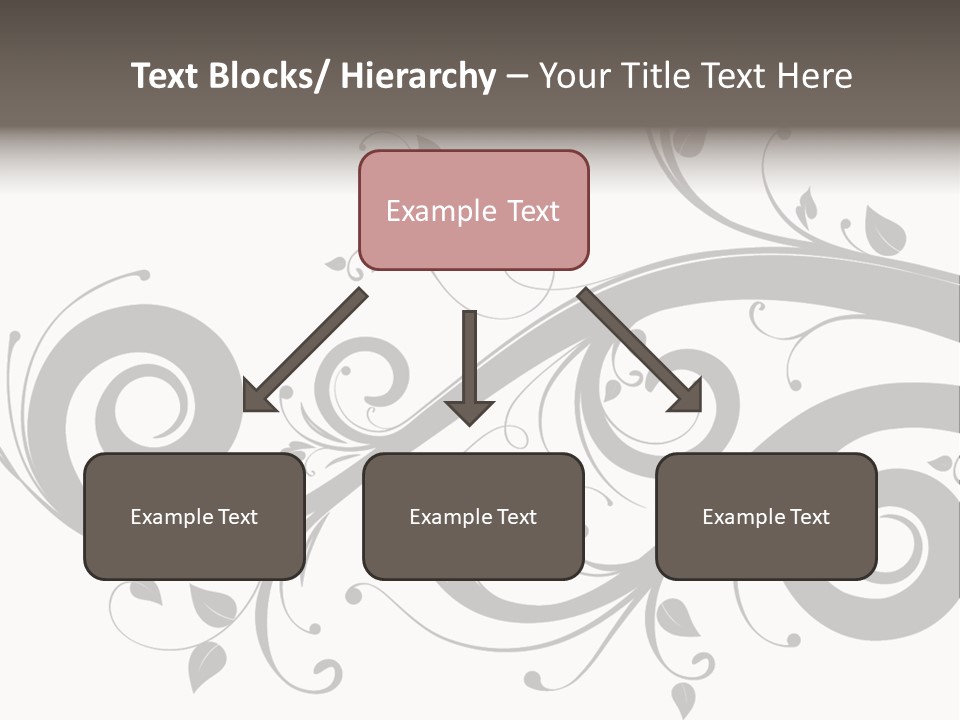 Beautiful Leaf Pattern PowerPoint Template