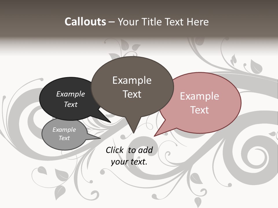Beautiful Leaf Pattern PowerPoint Template
