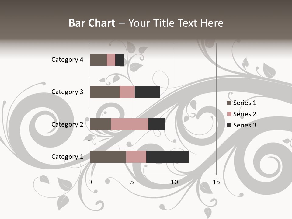 Beautiful Leaf Pattern PowerPoint Template