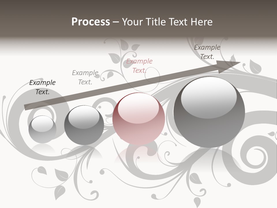 Beautiful Leaf Pattern PowerPoint Template