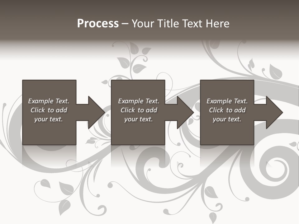 Beautiful Leaf Pattern PowerPoint Template