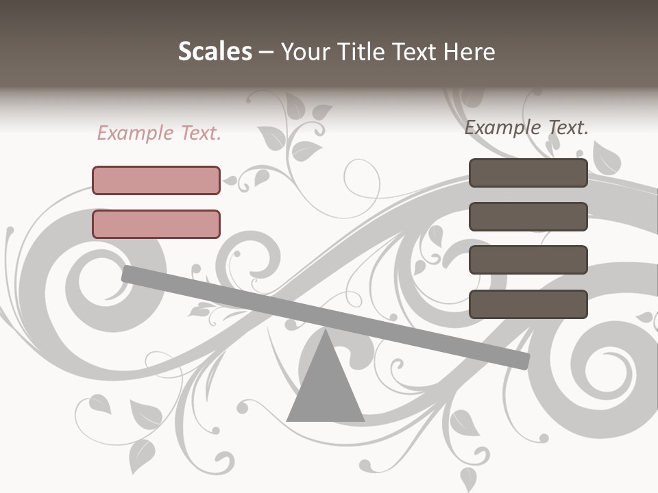 Beautiful Leaf Pattern PowerPoint Template