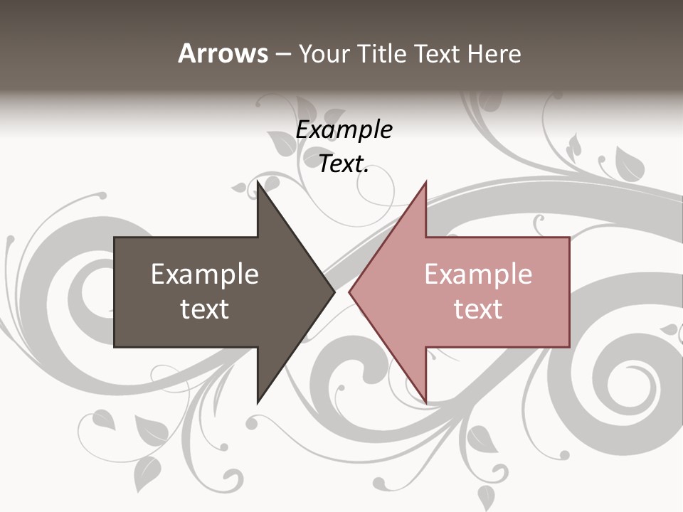Beautiful Leaf Pattern PowerPoint Template