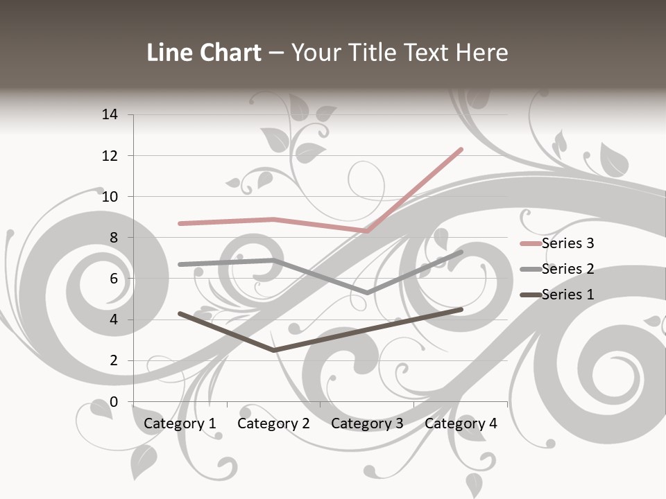 Beautiful Leaf Pattern PowerPoint Template