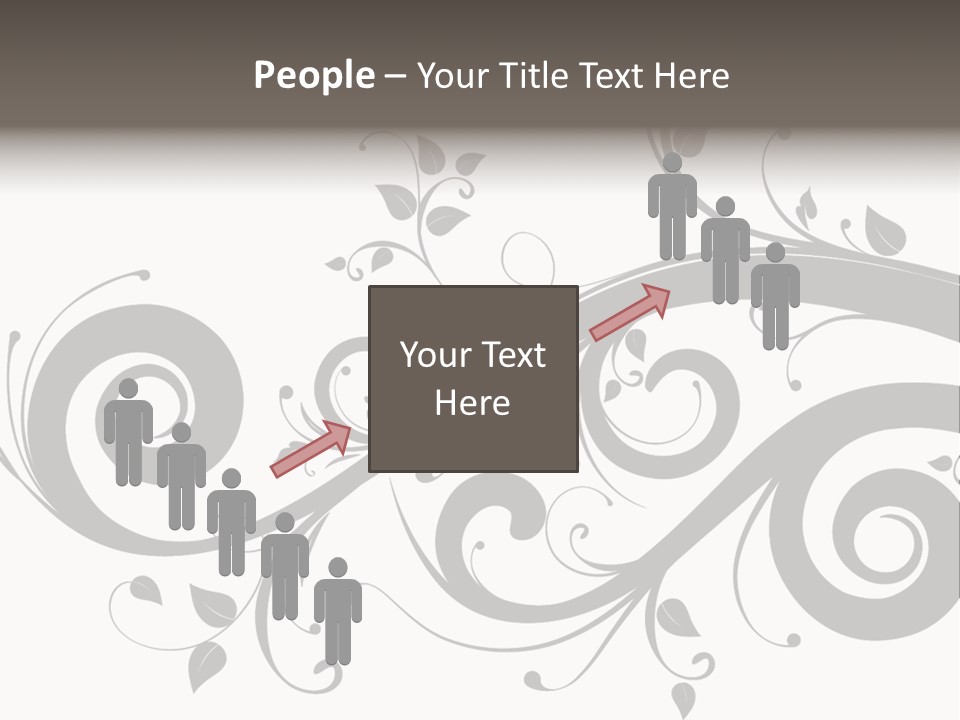 Beautiful Leaf Pattern PowerPoint Template