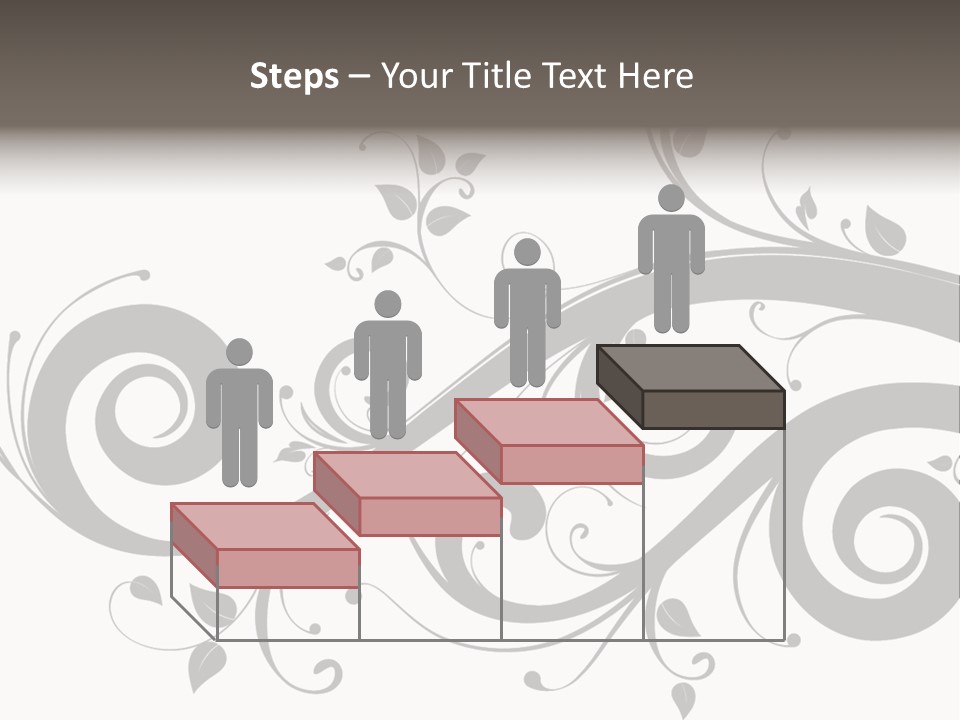 Beautiful Leaf Pattern PowerPoint Template