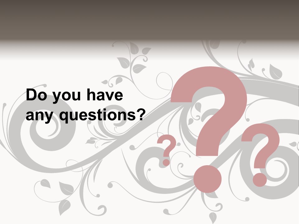 Beautiful Leaf Pattern PowerPoint Template