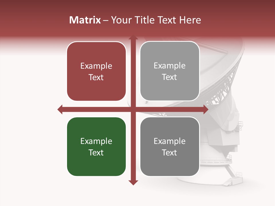 Tower Telecommunications Connection PowerPoint Template