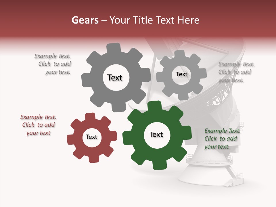 Tower Telecommunications Connection PowerPoint Template