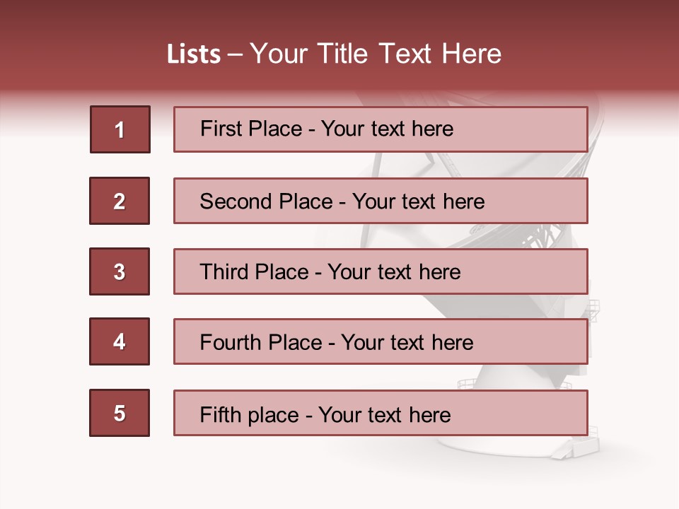 Tower Telecommunications Connection PowerPoint Template