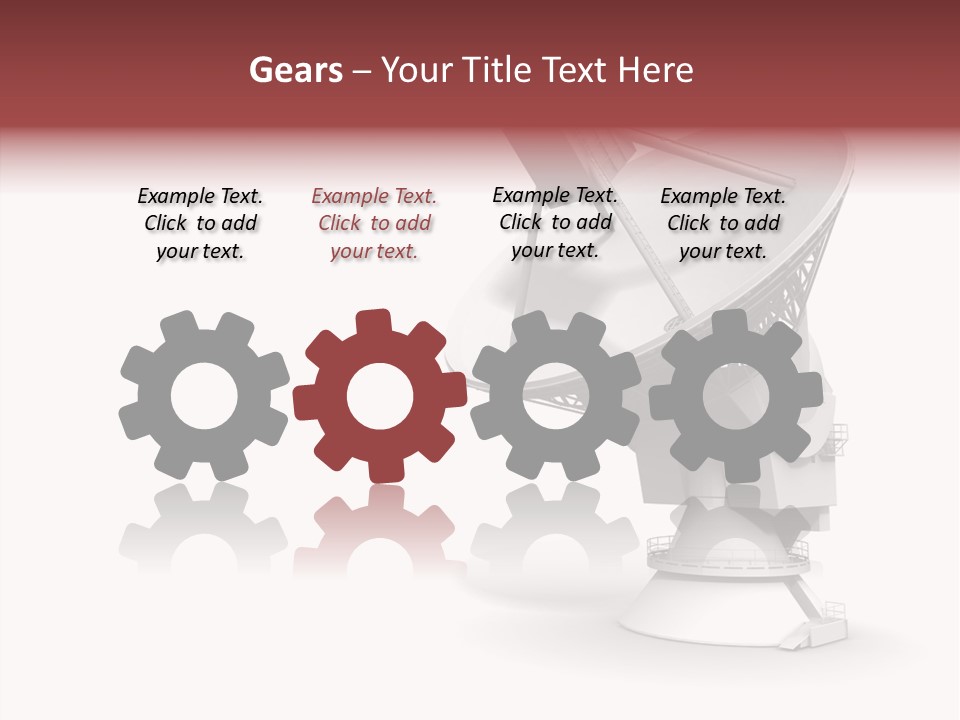 Tower Telecommunications Connection PowerPoint Template