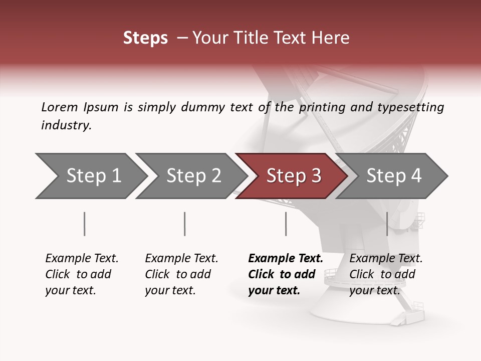 Tower Telecommunications Connection PowerPoint Template
