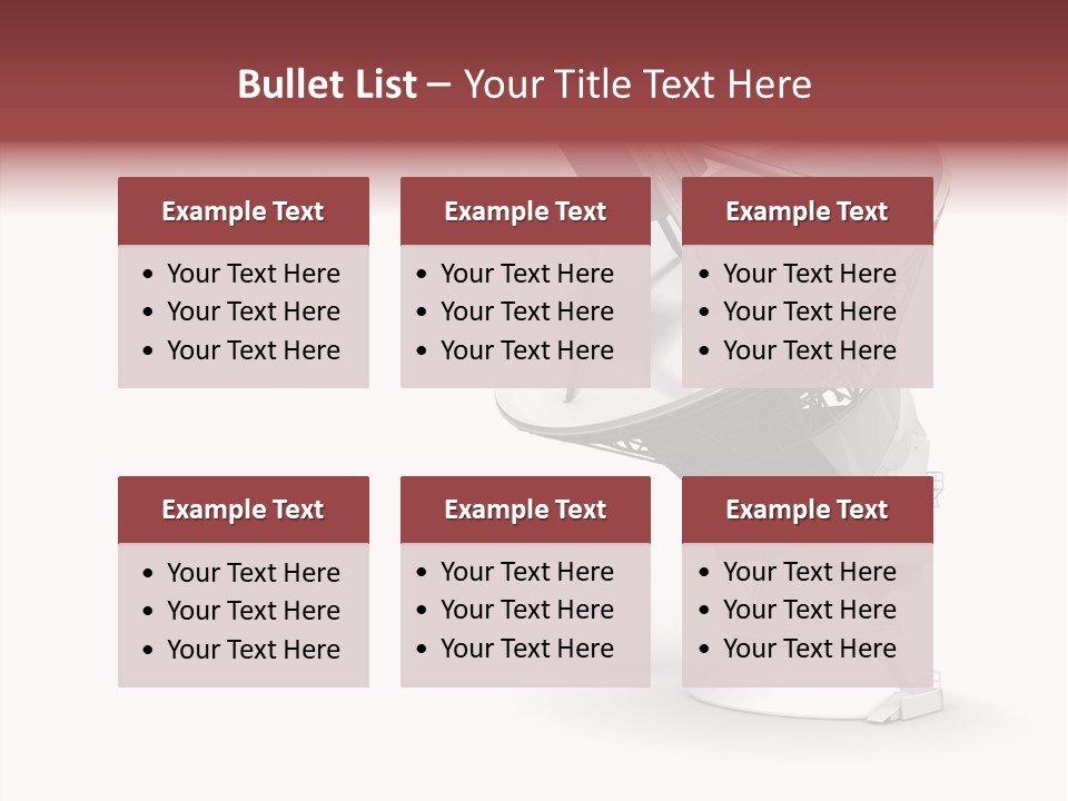 Tower Telecommunications Connection PowerPoint Template