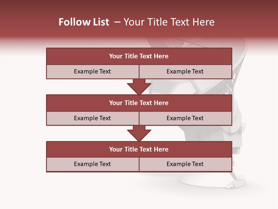 Tower Telecommunications Connection PowerPoint Template