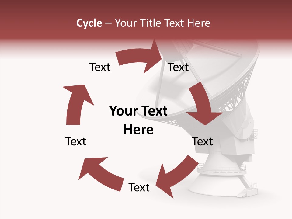 Tower Telecommunications Connection PowerPoint Template