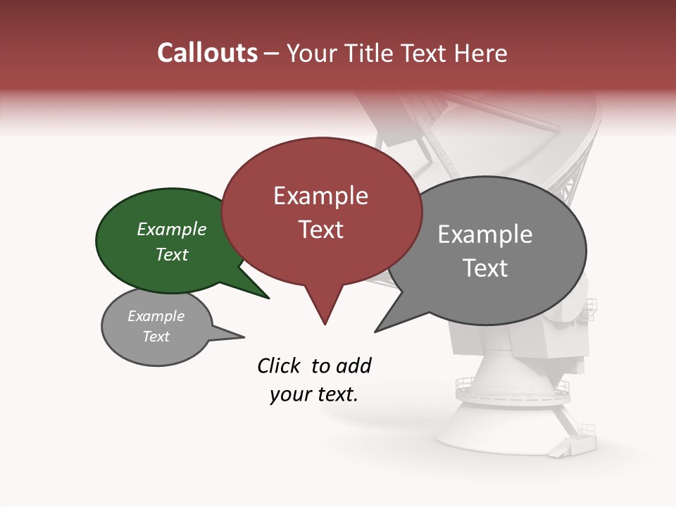 Tower Telecommunications Connection PowerPoint Template