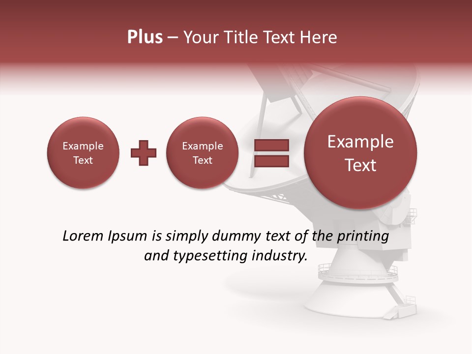 Tower Telecommunications Connection PowerPoint Template