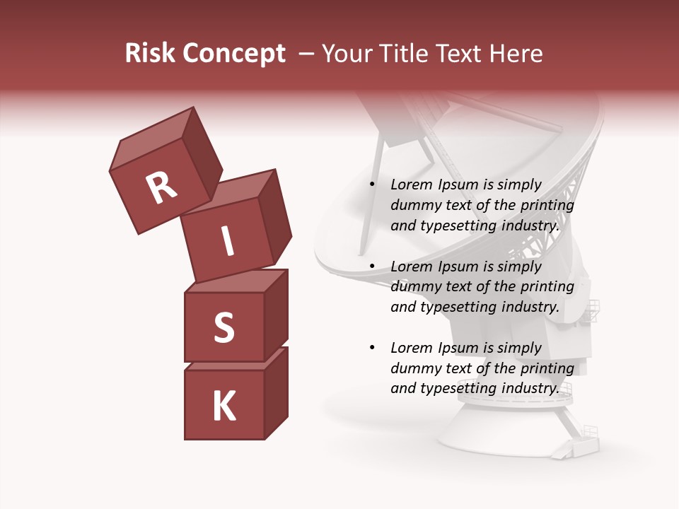 Tower Telecommunications Connection PowerPoint Template