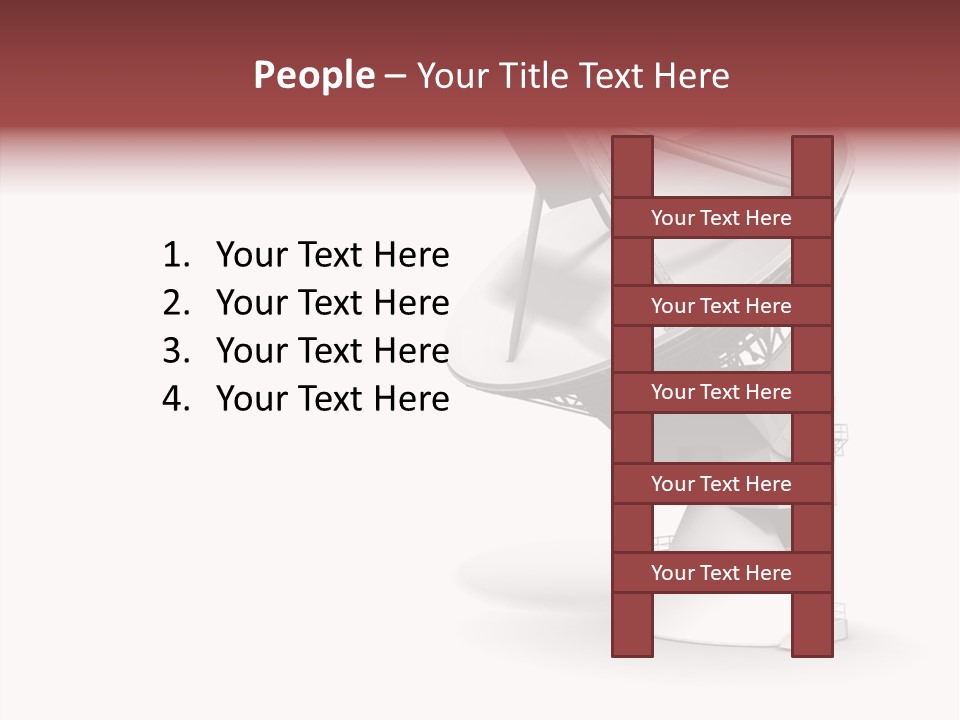 Tower Telecommunications Connection PowerPoint Template