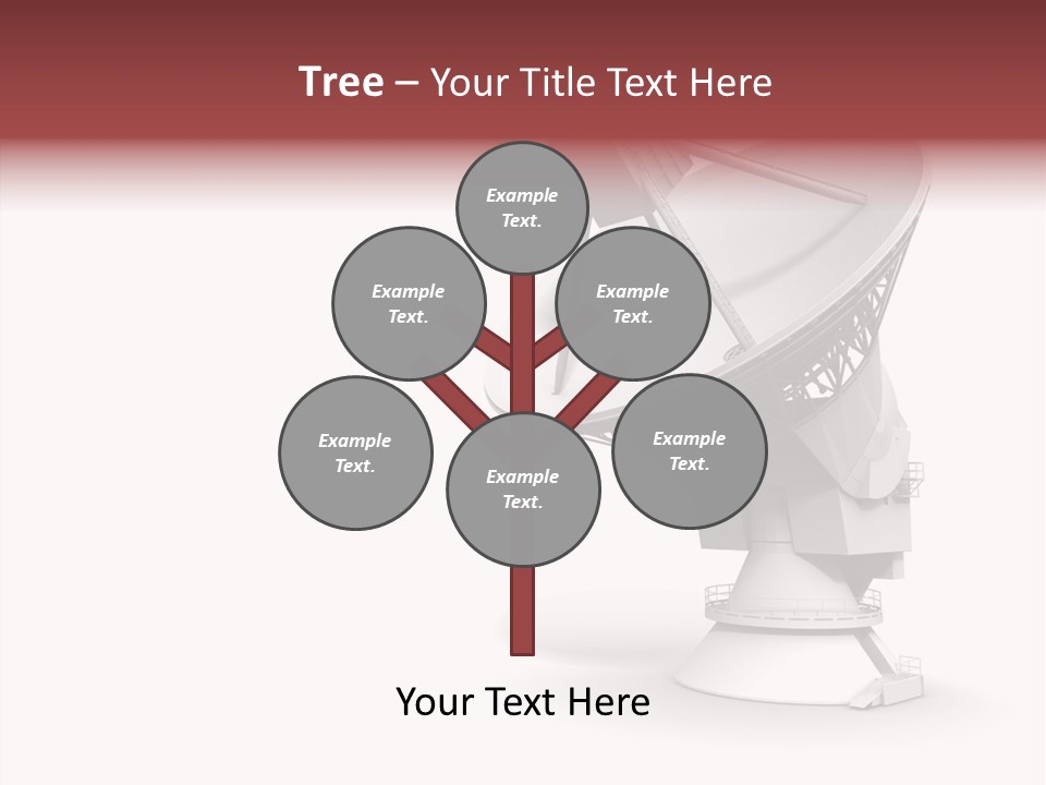 Tower Telecommunications Connection PowerPoint Template
