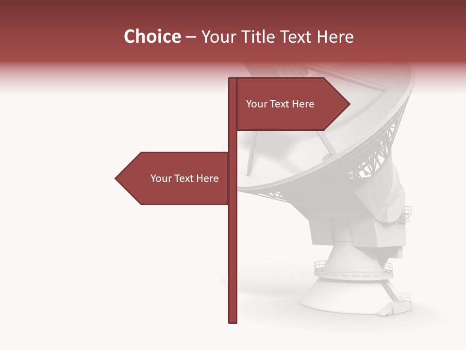 Tower Telecommunications Connection PowerPoint Template