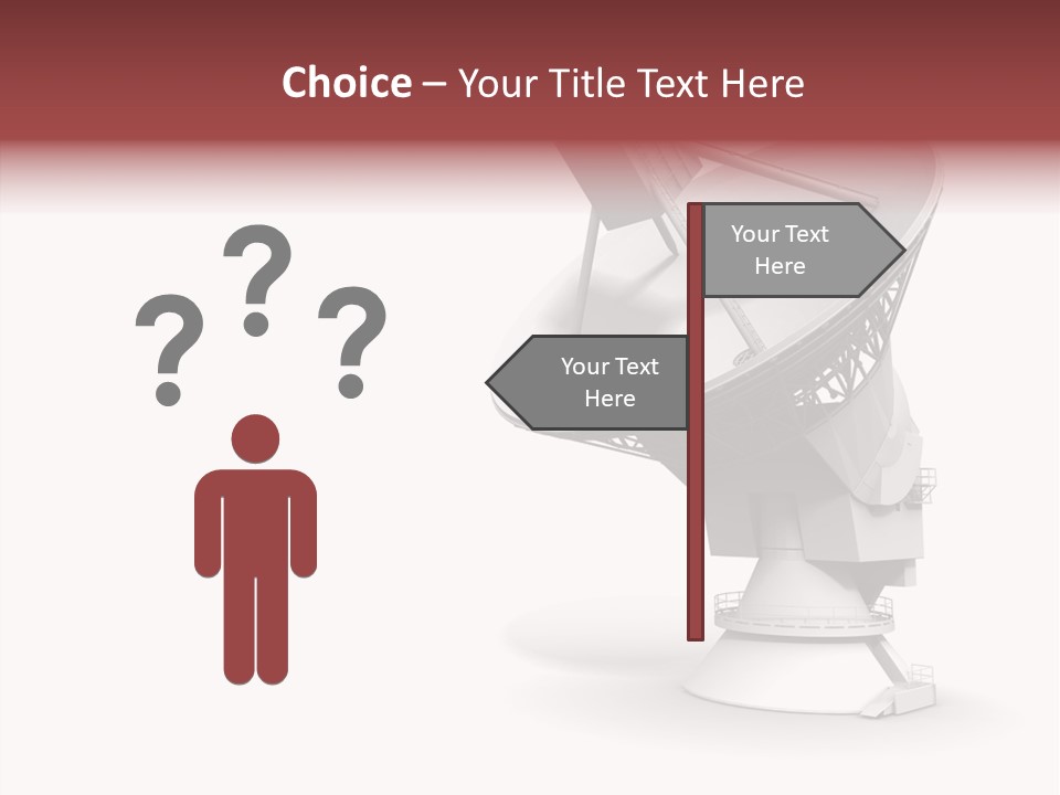 Tower Telecommunications Connection PowerPoint Template