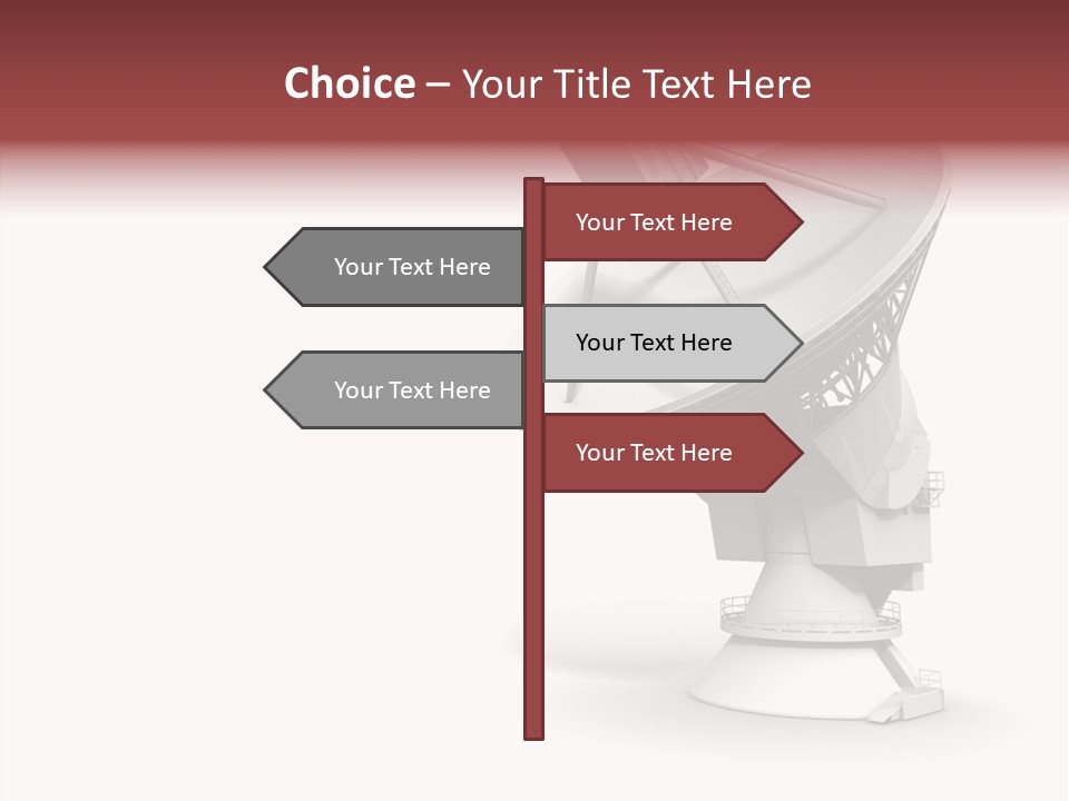 Tower Telecommunications Connection PowerPoint Template