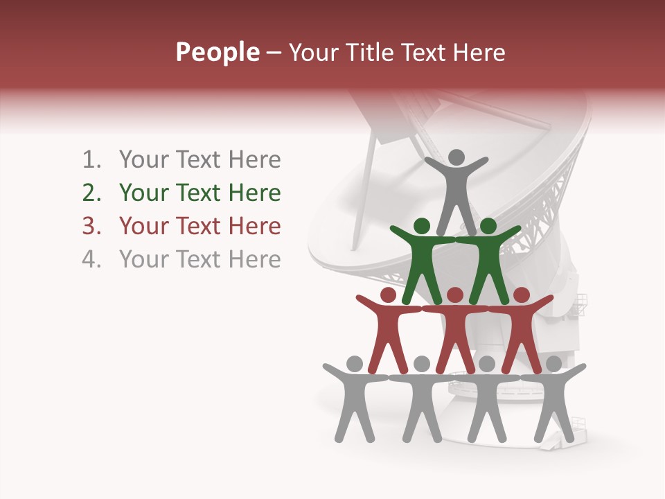 Tower Telecommunications Connection PowerPoint Template