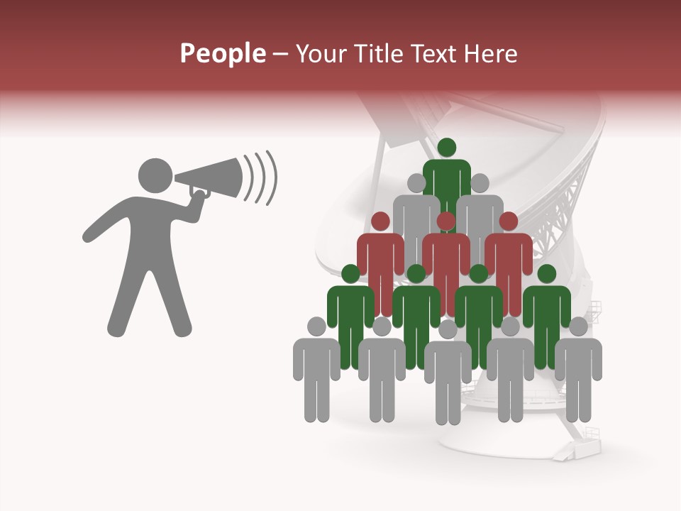 Tower Telecommunications Connection PowerPoint Template