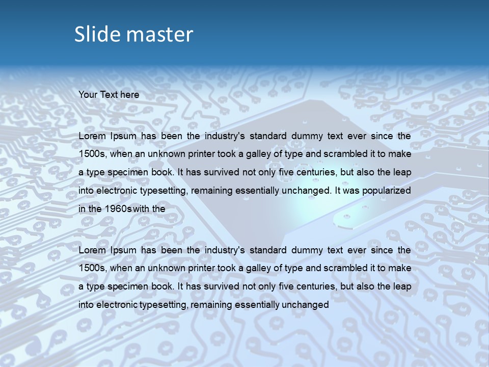 Universe Progress Virtual PowerPoint Template