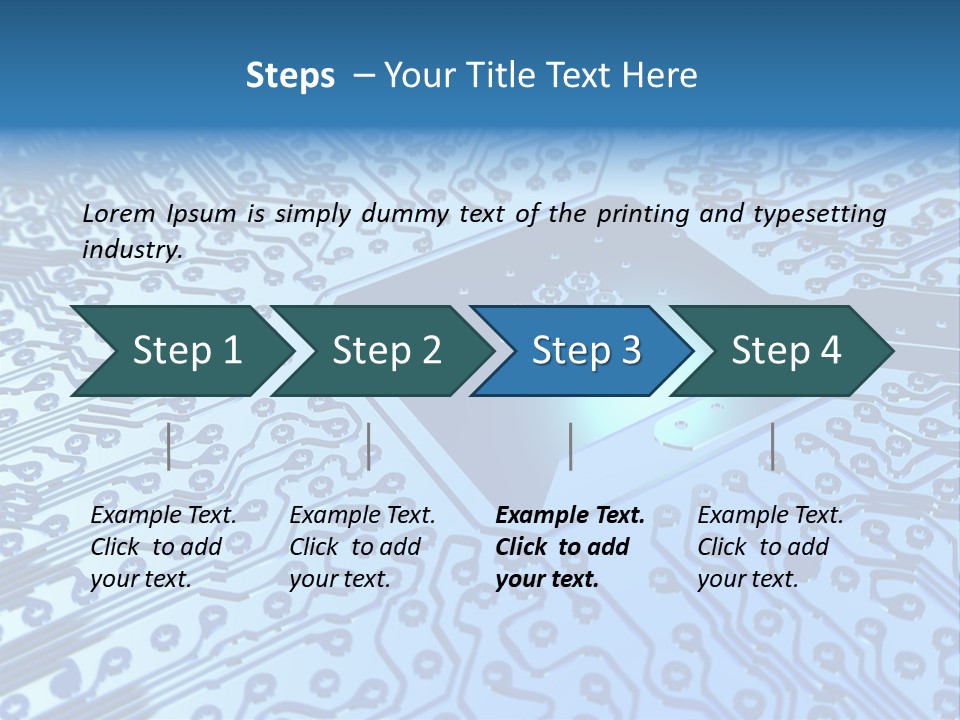 Universe Progress Virtual PowerPoint Template