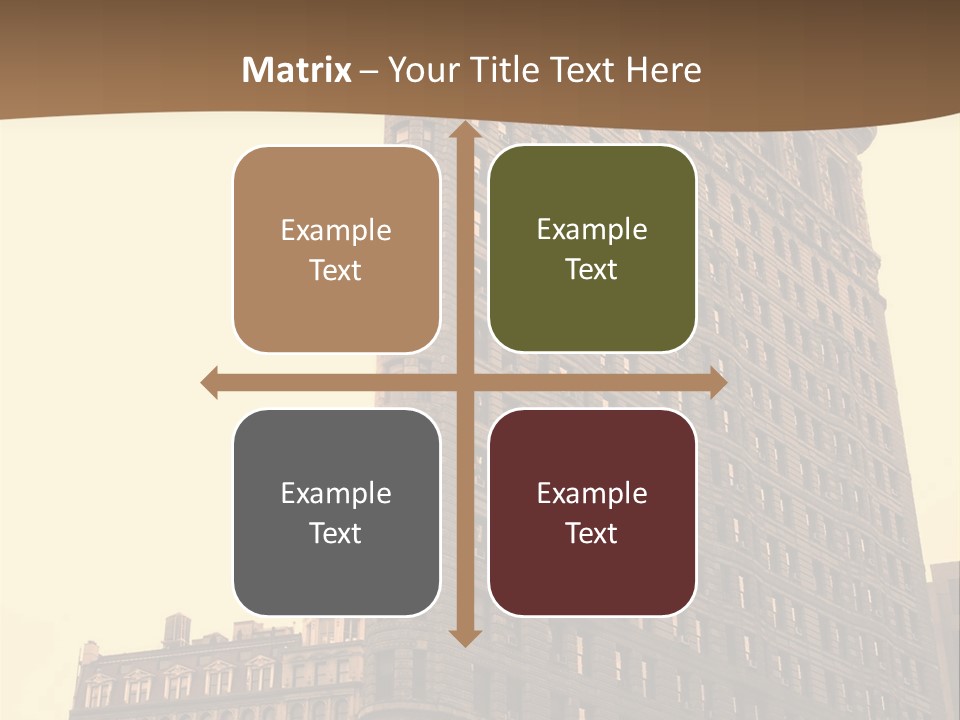 City Usa Deco PowerPoint Template