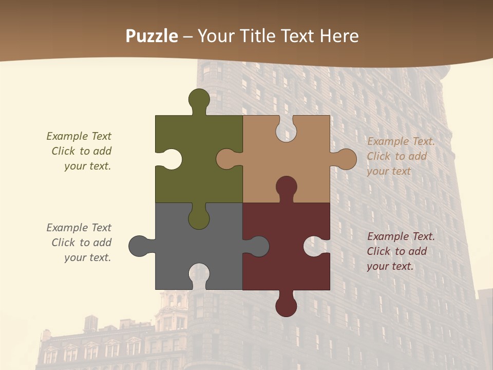 City Usa Deco PowerPoint Template