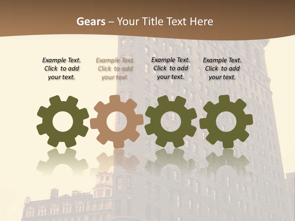 City Usa Deco PowerPoint Template