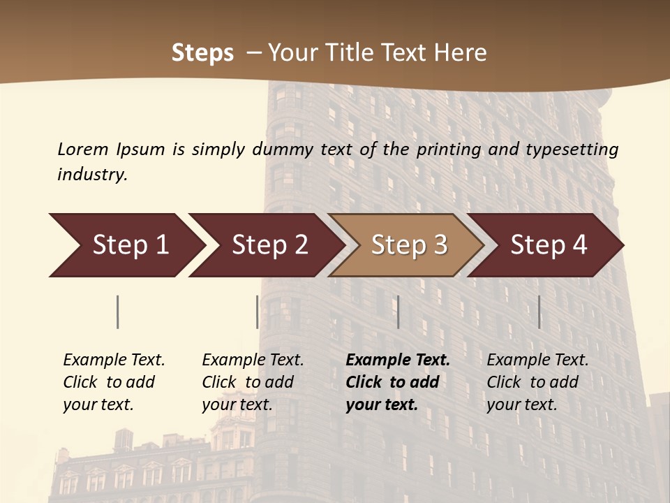 City Usa Deco PowerPoint Template