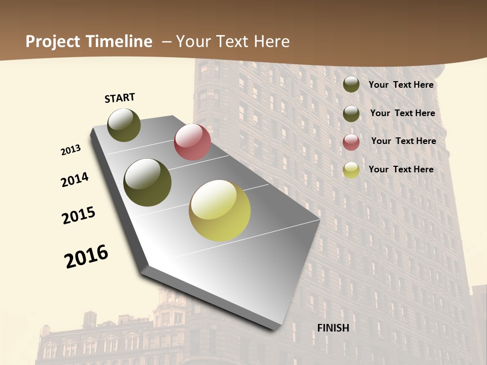 City Usa Deco PowerPoint Template