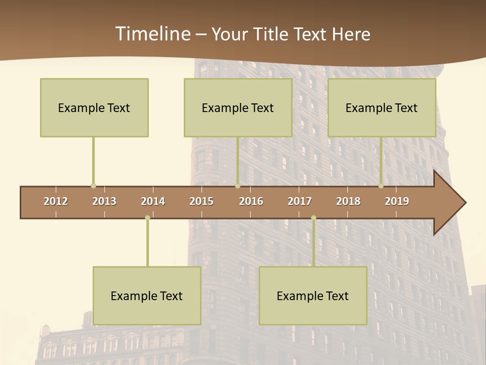 City Usa Deco PowerPoint Template
