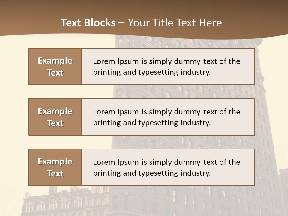 City Usa Deco PowerPoint Template