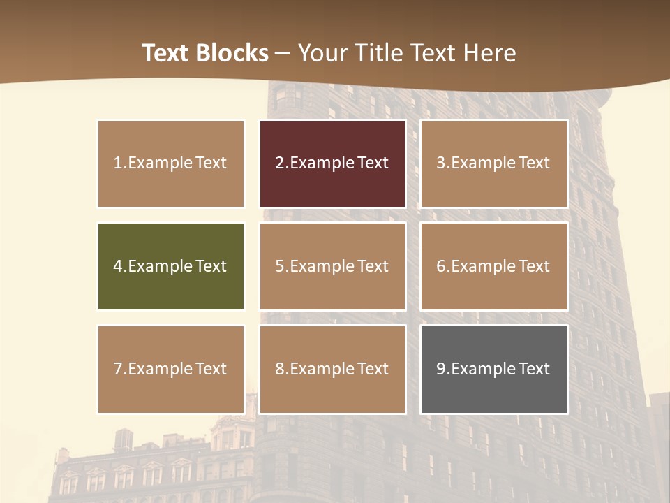 City Usa Deco PowerPoint Template