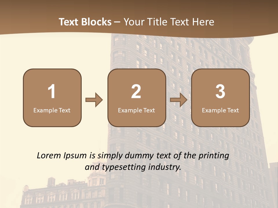 City Usa Deco PowerPoint Template