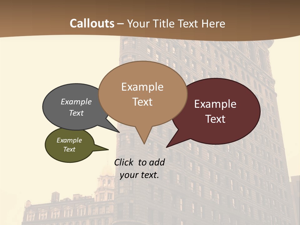 City Usa Deco PowerPoint Template